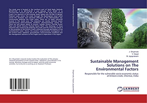 Sustainable Management Solutions on The Environmental Factors: Responsible for the vulnerable socio-economic status at Ennore creek, Chennai, India