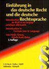 Einführung in das deutsche Recht und die deutsche Rechtssprache: Rechtsstand: 20020401