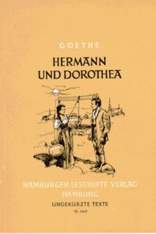 Hamburger Lesehefte, Nr.10, Hermann und Dorothea