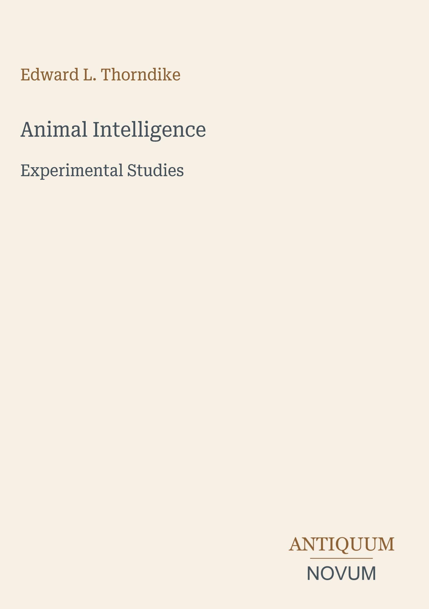 Animal Intelligence