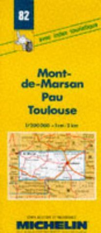 Michelin Mont-de- Marsan, Pau, Toulouse 1 : 200 000. Avec index touristique. (Michelin Maps)