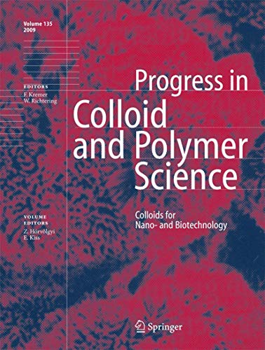 Colloids for Nano- and Biotechnology (Progress in Colloid and Polymer Science, 135, Band 135)