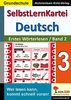 SelbstLernKartei Deutsch 3: Band 3: Erstes Wörterlesen 2