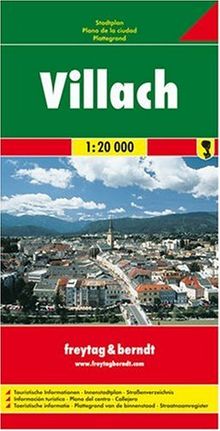 Freytag Berndt Stadtpläne: Villach Gesamtplan - Maßstab 1:20 000