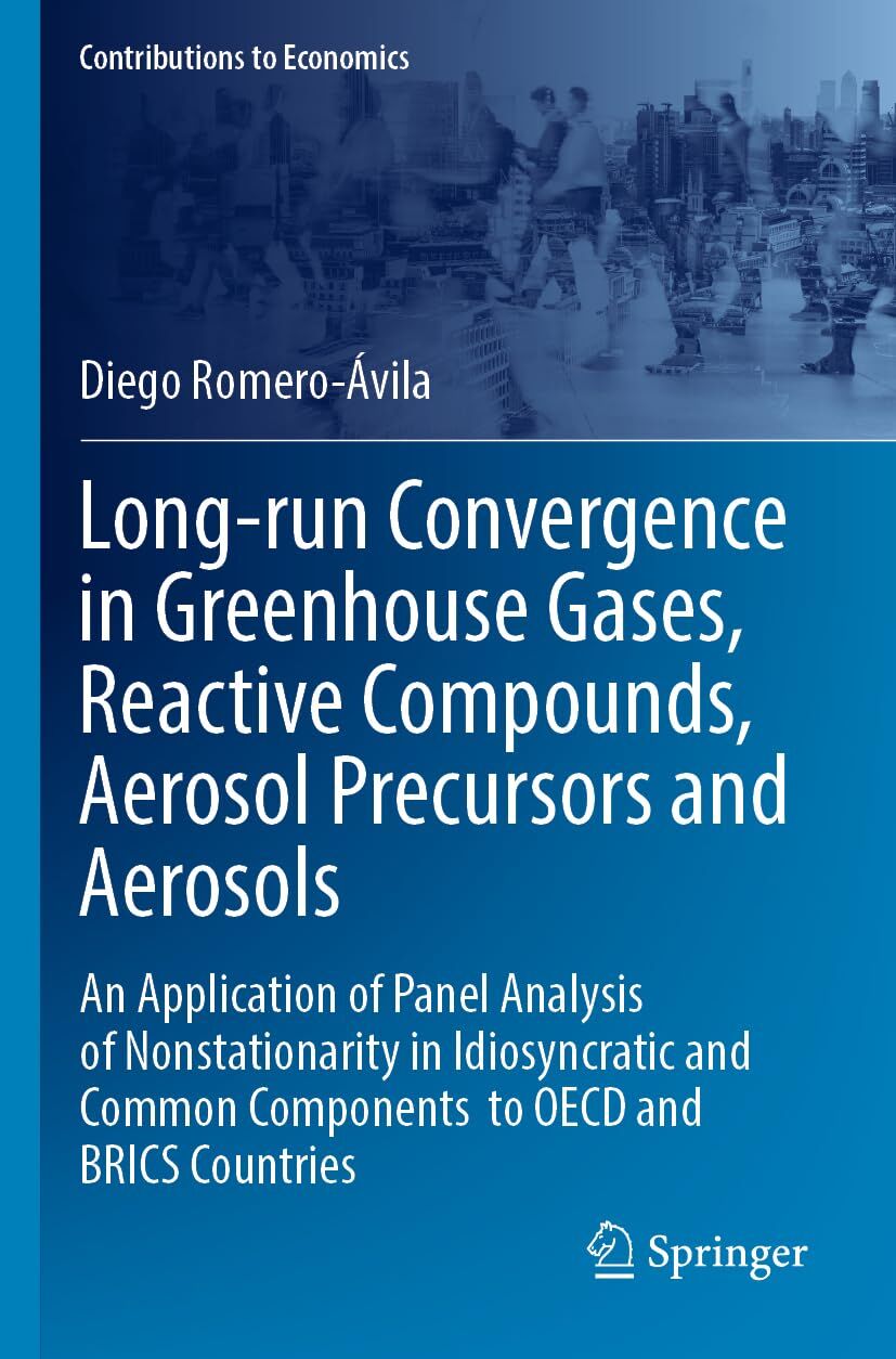 Long-run Convergence in Greenhouse Gases, Reactive Compounds, Aerosol Precursors and Aerosols