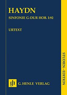 Sinfonie G-dur Hob. I:92 (Oxford); Studien-Edition: Besetzung: Orchester (Studien-Editionen: Studienpartituren)