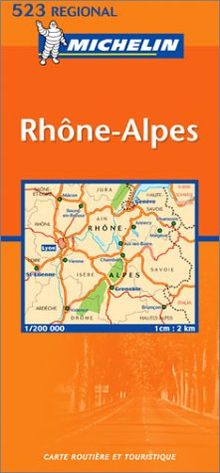 Michelin Karten, Bl.523 : Rhone-Alpes, französische Ausgabe