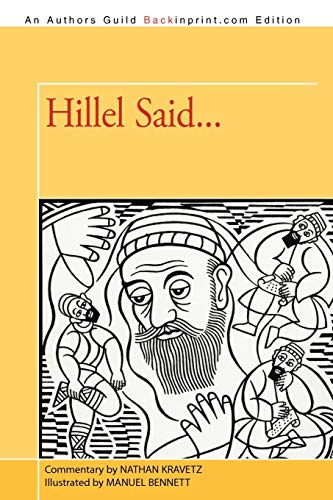 Hillel Said . . .