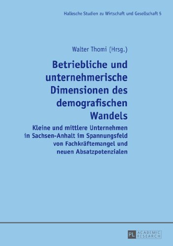 Betriebliche und unternehmerische Dimensionen des demografischen Wandels: Kleine und mittlere Unternehmen in Sachsen-Anhalt im Spannungsfeld von ... Studien zu Wirtschaft und Gesellschaft)