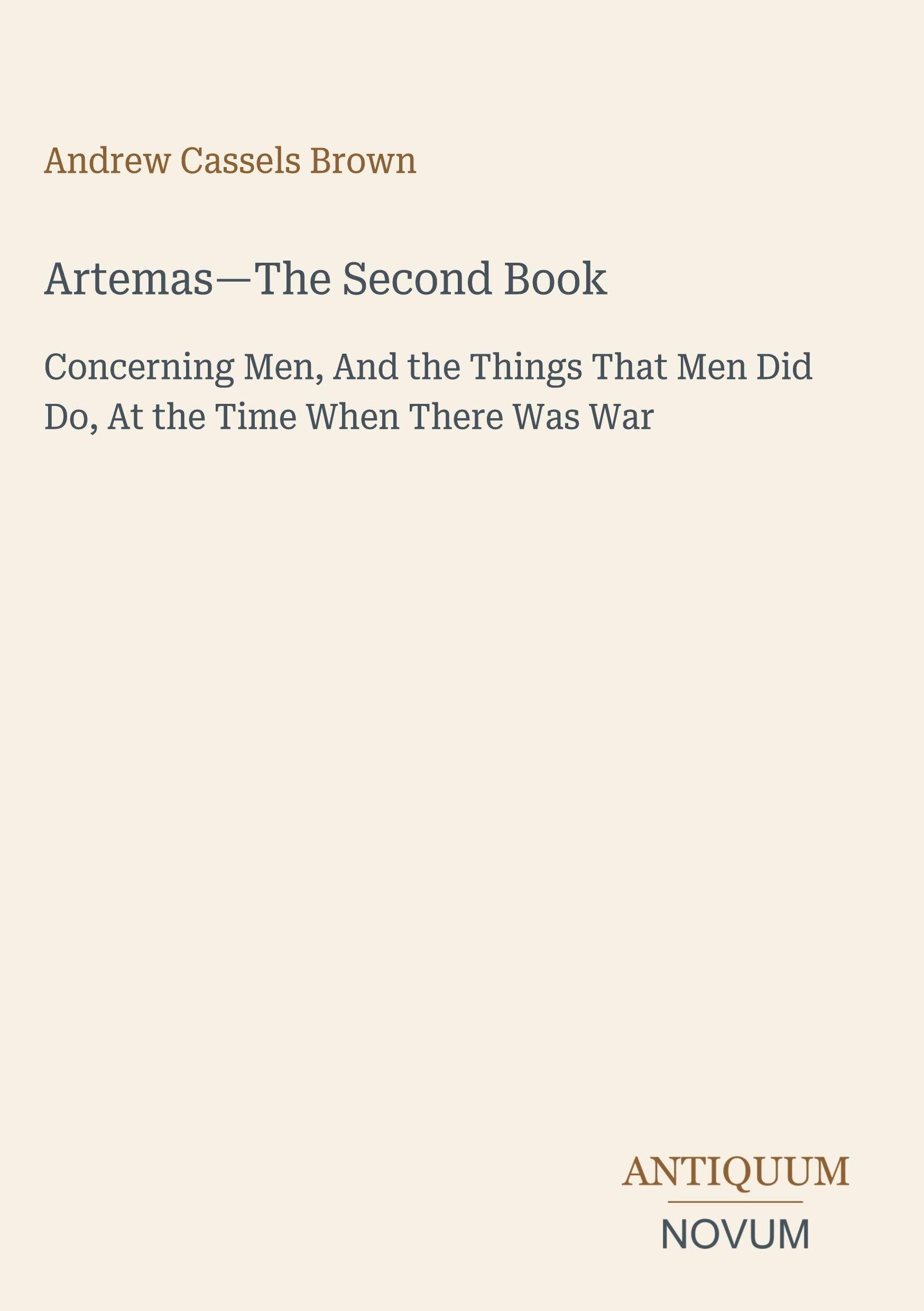 Artemas-The Second Book