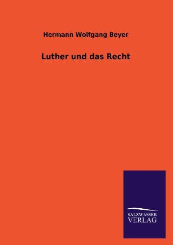 Luther und das Recht
