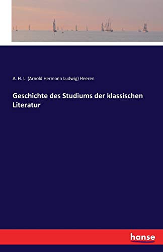 Geschichte des Studiums der klassischen Literatur
