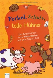 Ferkel, Schafe, tolle Hühner: Das Kreativbuch zum Weitermalen auf dem Bauernhof von Emma Parrish | Buch | Zustand sehr gut
