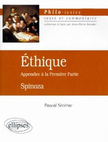 Ethique : appendice à la première partie