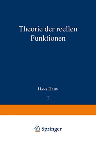 Theorie der reellen Funktionen (German Edition)