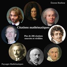 Citations mathématiques: Plus de 200 citations sourcées et vérifiées