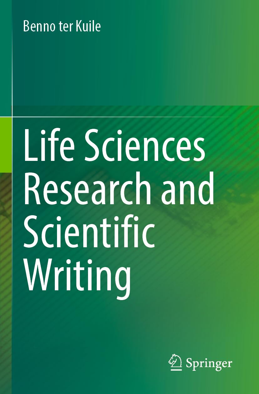 Benno ter Kuile Life Sciences Research And Scientific Writing
