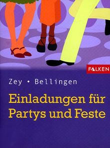 Einladungen für Partys und Feste