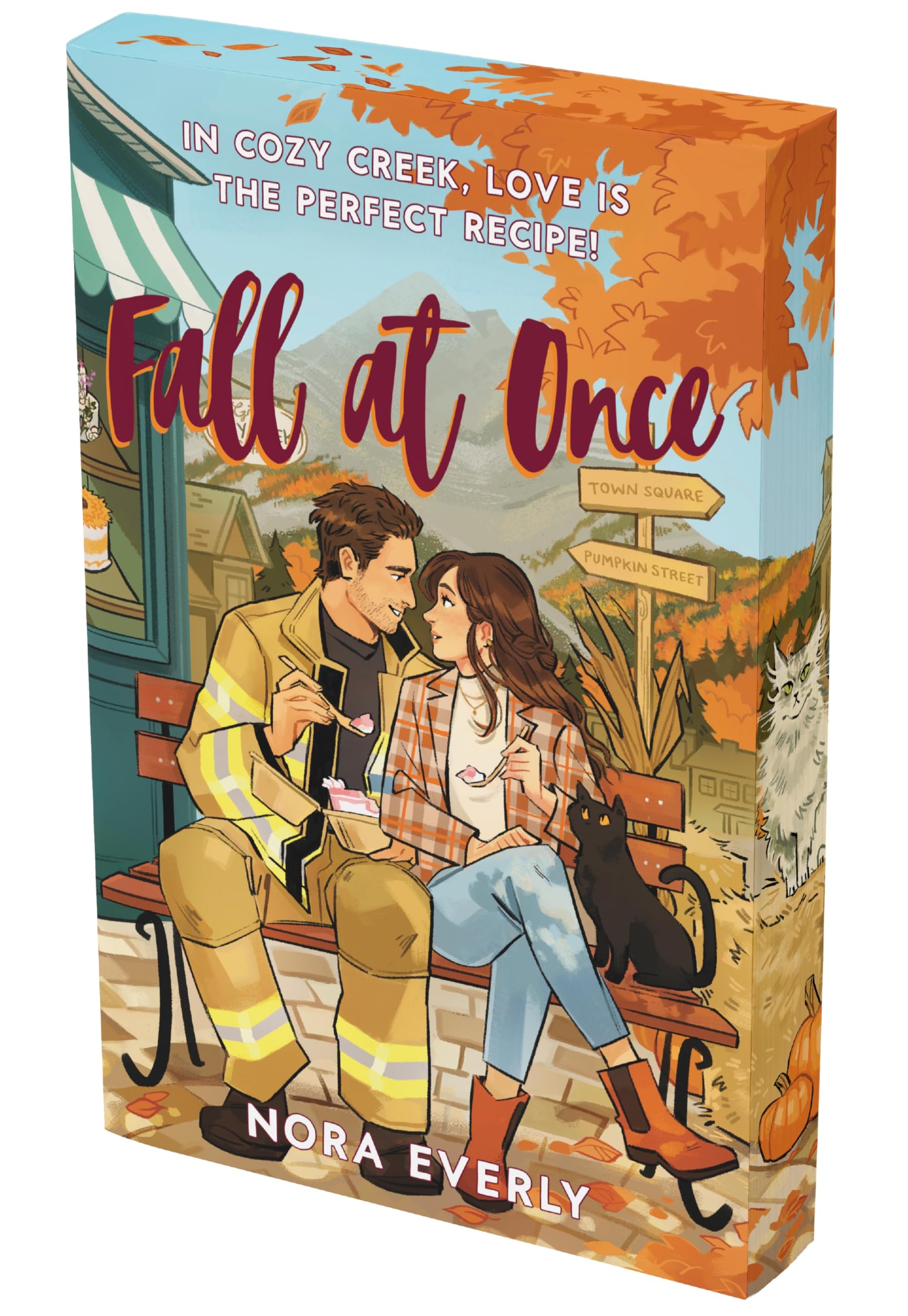 Fall at Once: A Small Town, Autumn-Inspired, Single Dad Firefighter Rom Com (Cozy Creek Collection)