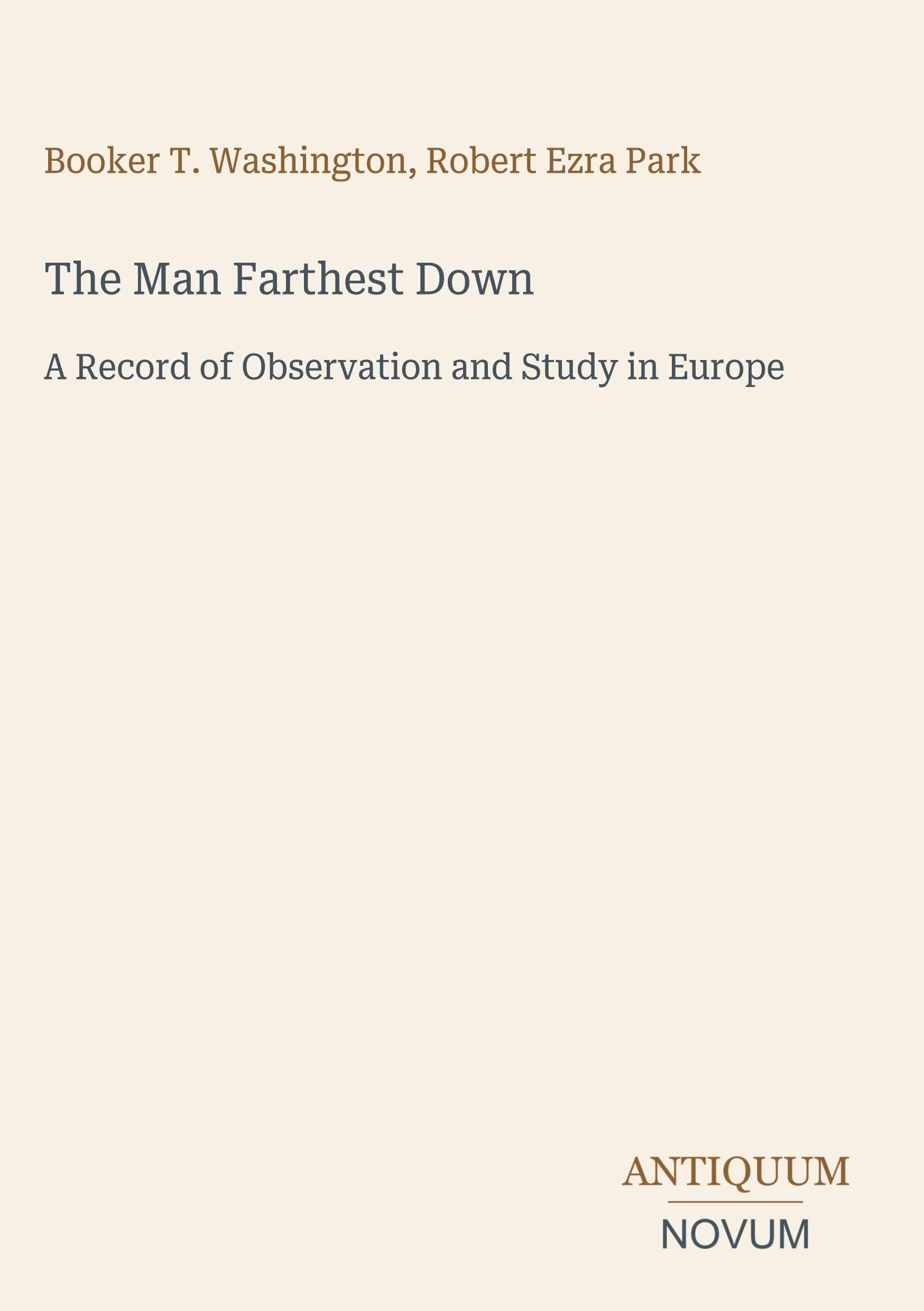 The Man Farthest Down