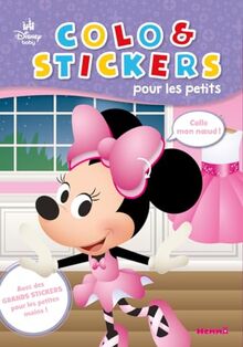 Disney Baby : Colo & Stickers pour les petits (Minnie) : Avec des grands stickers pour les petites mains !