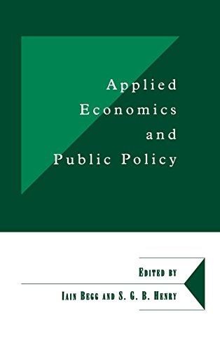 Applied Economics and Public Policy (Department of Applied Economics Occasional Papers, Band 63)