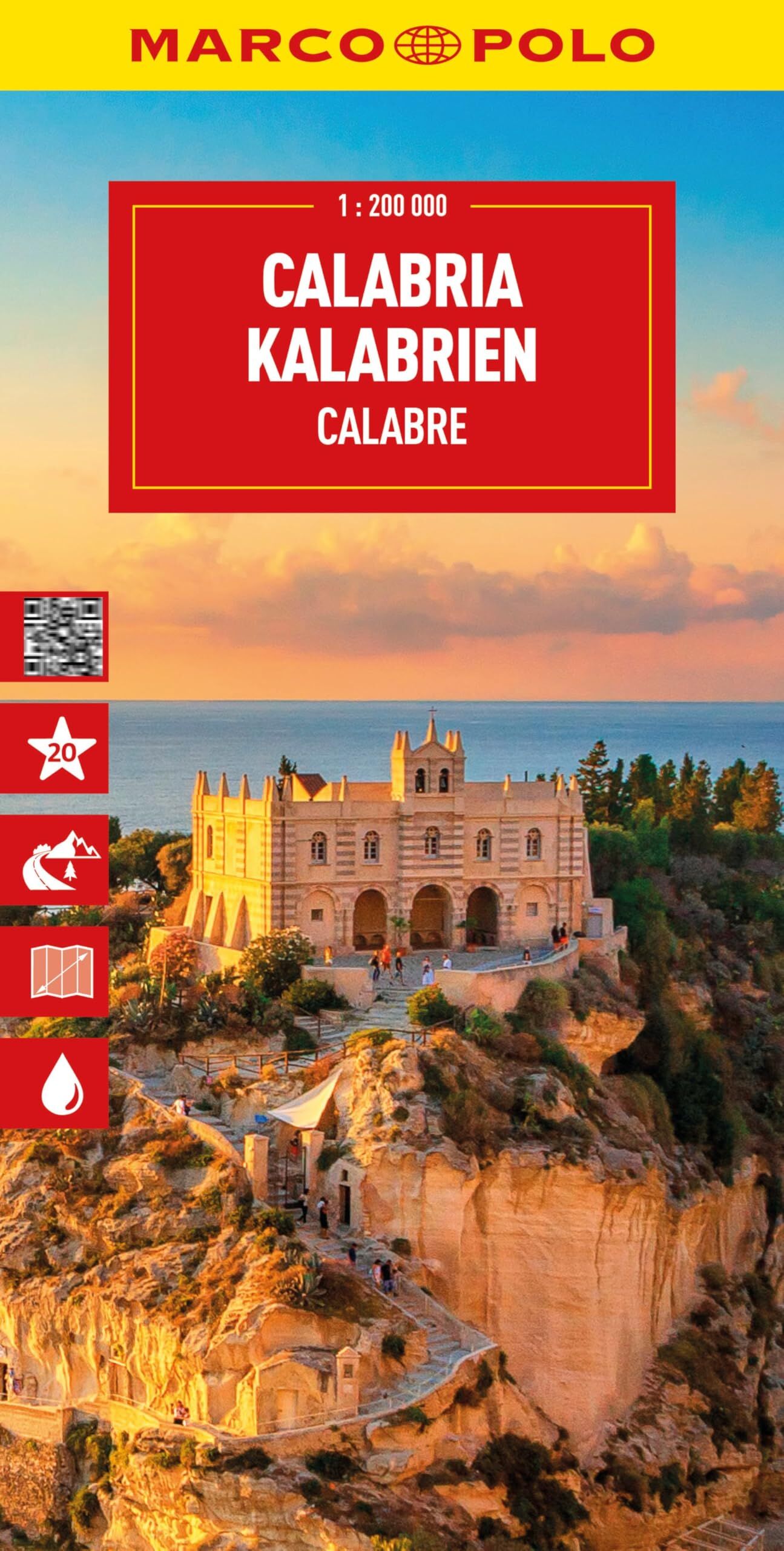 MARCO POLO Reisekarte Italien 13 Kalabrien 1:200.000 - Neuware