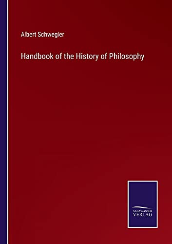Handbook of the History of Philosophy