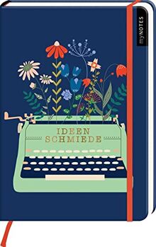 myNOTES Notizbuch A5: Ideenschmiede: Notebook medium, gepunktet
