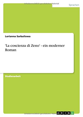 'La coscienza di Zeno' - ein moderner Roman