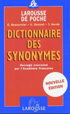  Dictionnaire  des  synonymes  Larousse de  Poche de  Emile 