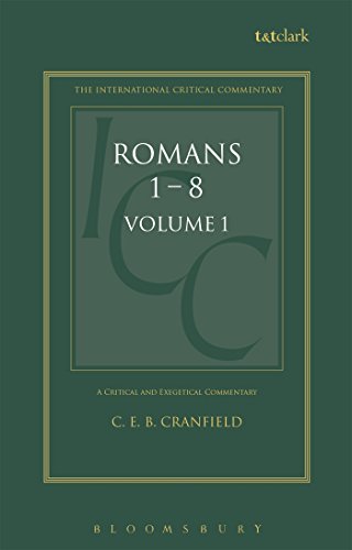 A Critical and Exegetical Commentary on the Epistle to the Romans. Introduction and Commentary on Romans I-VIII