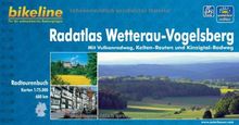 bikeline Radtourenbuch, Radatlas Wetterau Vogelsberg: Mit Vulkanradweg, Kelten-Routen und Kinzigtal- Radweg, 1 : 75 000, wetterfest/reißfest, GPS-Tracks Download