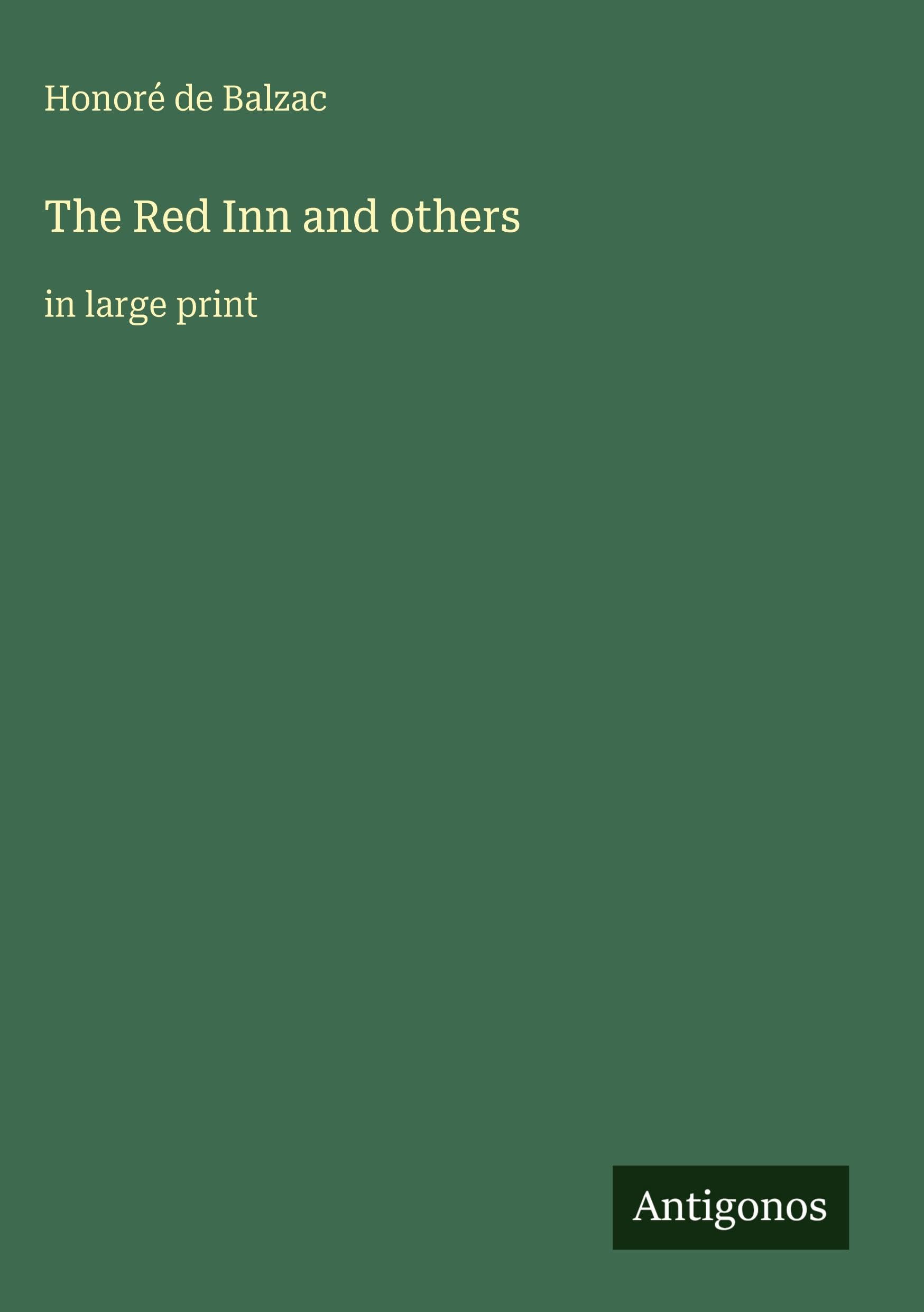 The Red Inn and others: in large print