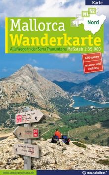 Mallorca - Wanderkarte 1:35.000 (Kartenset mit Nord + Süd-Blatt): Alle Wege in der Serra Tramuntana