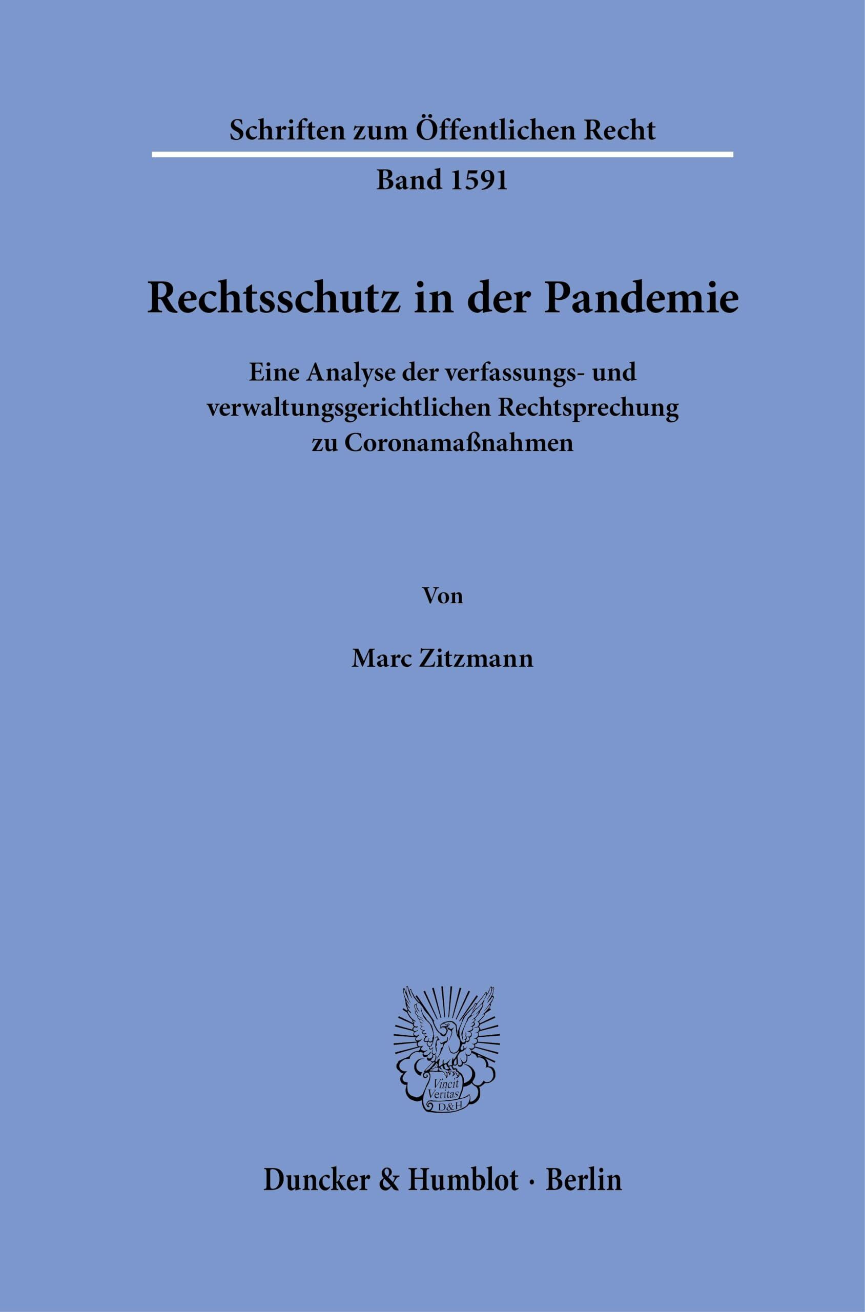 Rechtsschutz in der Pandemie
