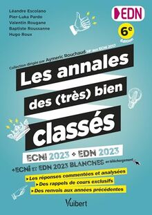 Les annales des (très) bien classés : ECNi 2023 + EDN 2023
