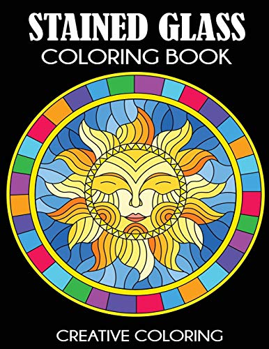 Creative Coloring Stained Glass Coloring Book, Beautiful Intricate Designs
