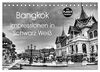 Bangkok Impressionen in Schwarz Weiß (Tischkalender 2024 DIN A5 quer), CALVENDO Monatskalender