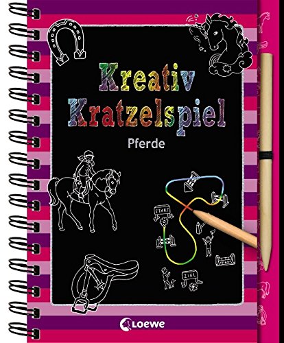 Kreativ-Kratzelspiel: Pferde (Kreativ-Kratzelbuch)