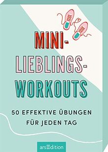 Mini-Lieblings-Workouts: 50 effektive Übungen für jeden Tag | Kartenbox mit Ideen für mehr Bewegung zu Hause oder im Homeoffice