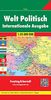 Freytag Berndt Poster,Welt politisch international, gefaltet - Maßstab 1:35.000.000