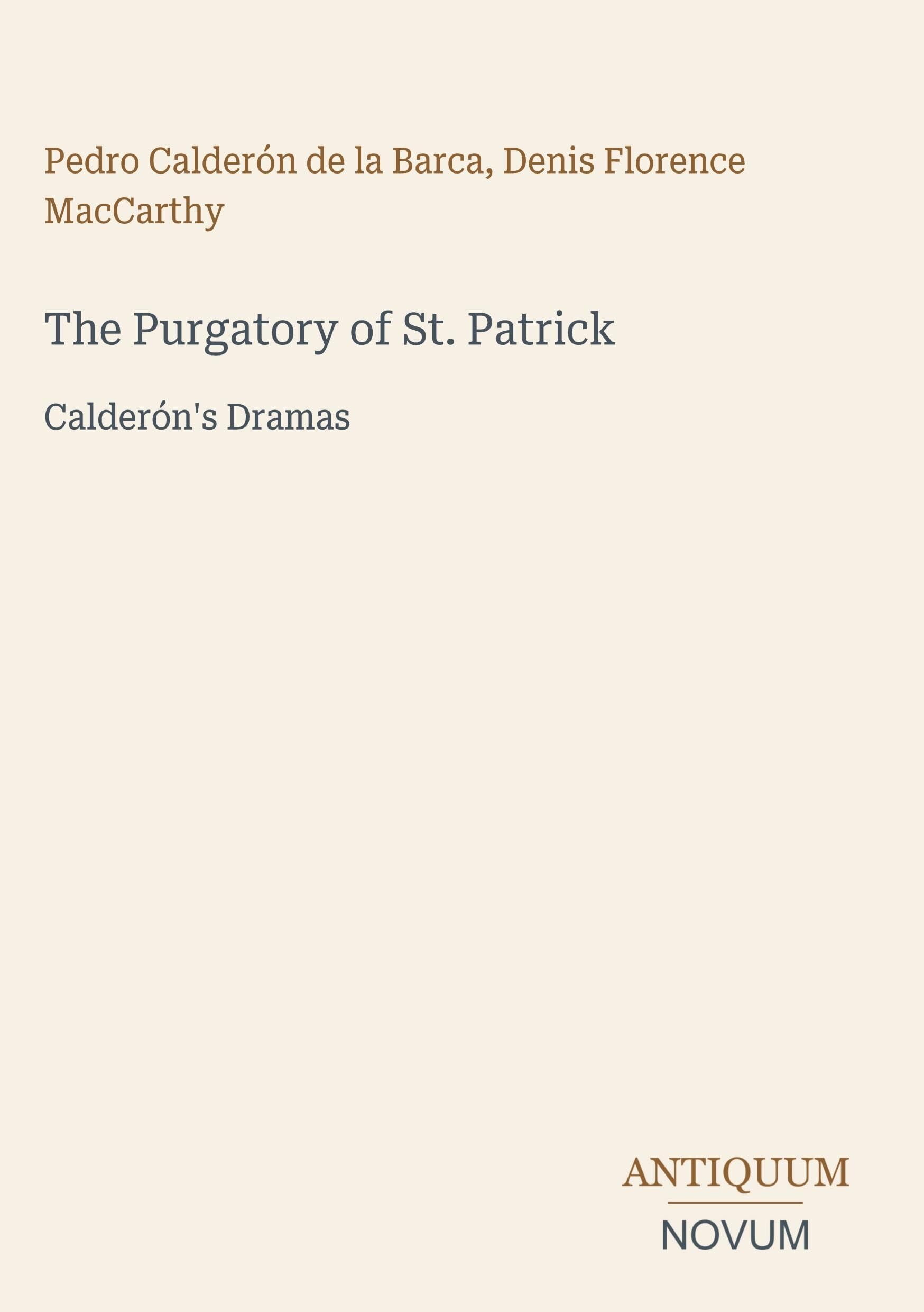 The Purgatory of St. Patrick