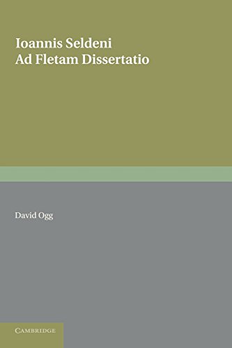 unbekannt Ioannis Seldeni Ad Fletam Dissertatio