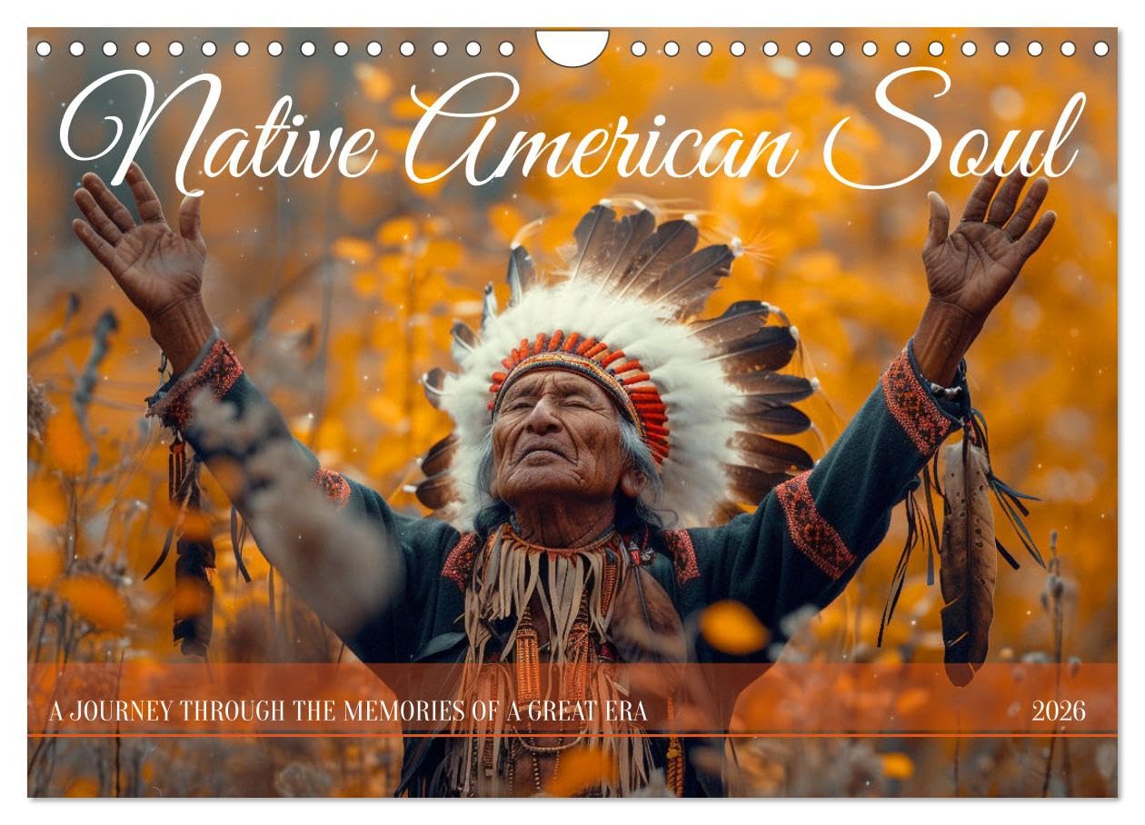 Native American Soul (Wall Calendar 2026 DIN A4 landscape), CALVENDO 12 Month Wall Calendar: Experience the timeless spirit of Native American life