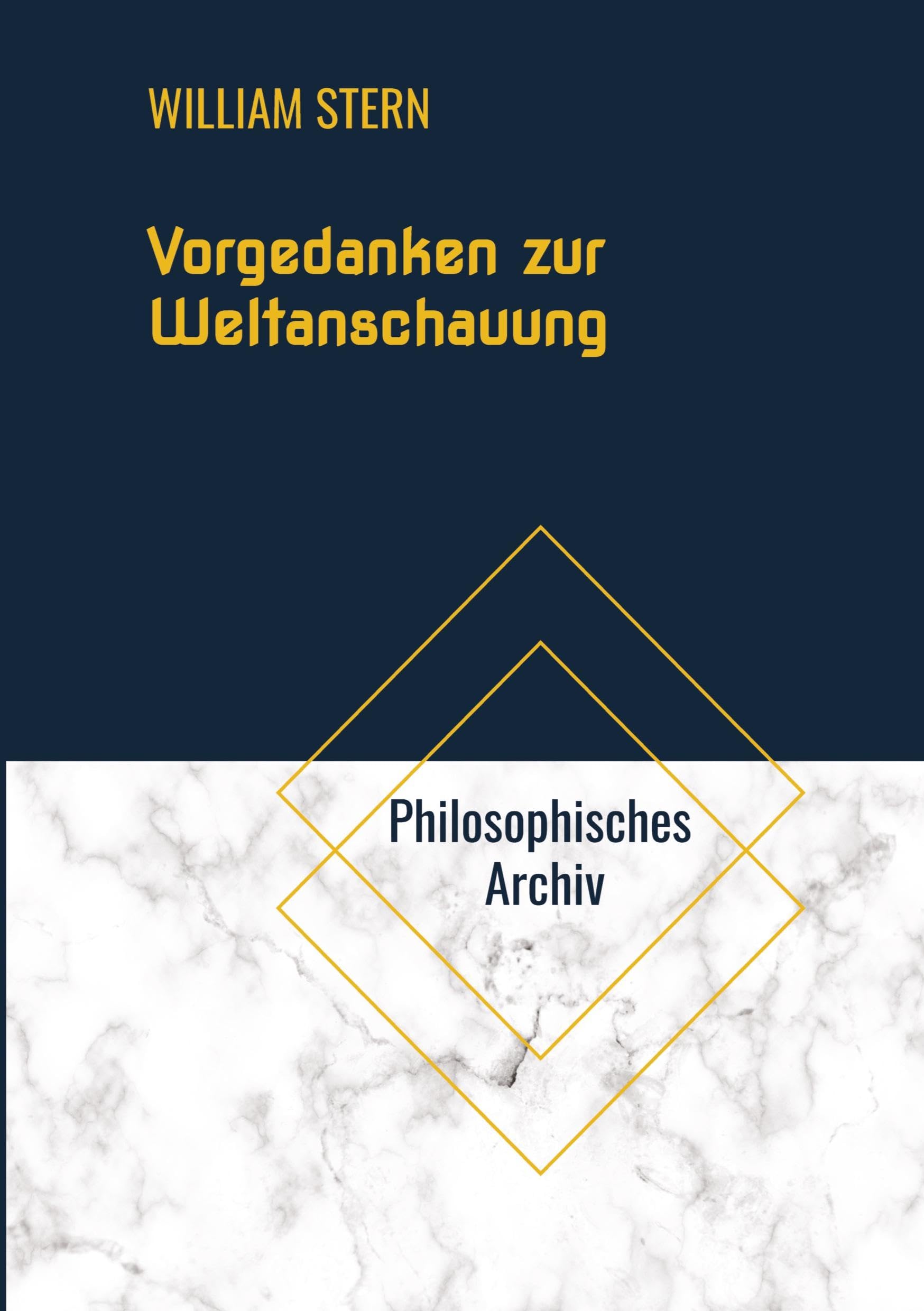 Vorgedanken zur Weltanschauung: DE