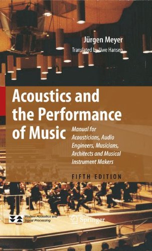 Acoustics and the Performance of Music: Manual for Acousticians, Audio Engineers, Musicians, Architects and Musical Instrument Makers: Manual for ... (Modern Acoustics and Signal Processing)