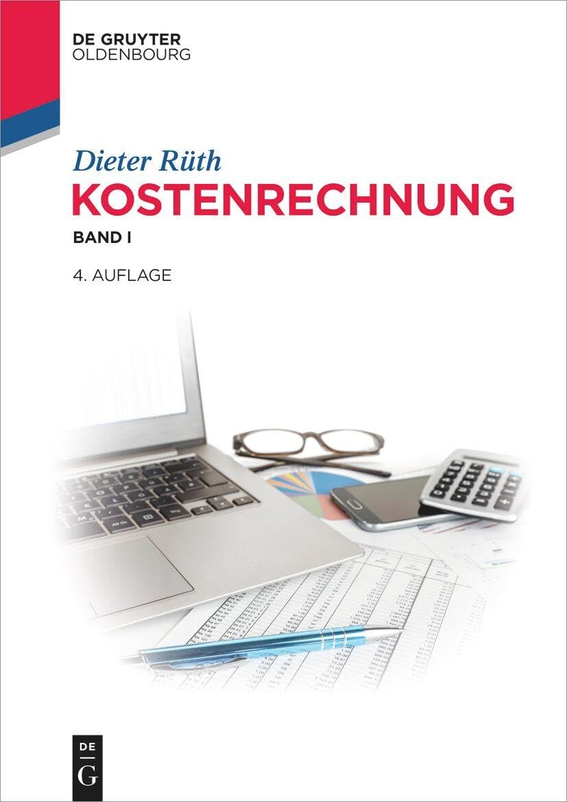 Kostenrechnung Band 1 - Neuware