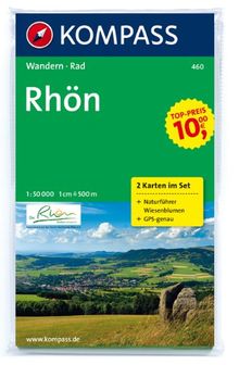 Rhön: Wanderkarten-Set mit Aktiv Guide. GPS-genau. 1:50000