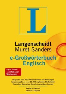 Langenscheidt  Muret Sanders e-Großwörterbuch Deutsch - Englisch. CD-ROM